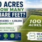 100 acres is how many square feet