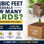 2 cubic feet equals how many yards