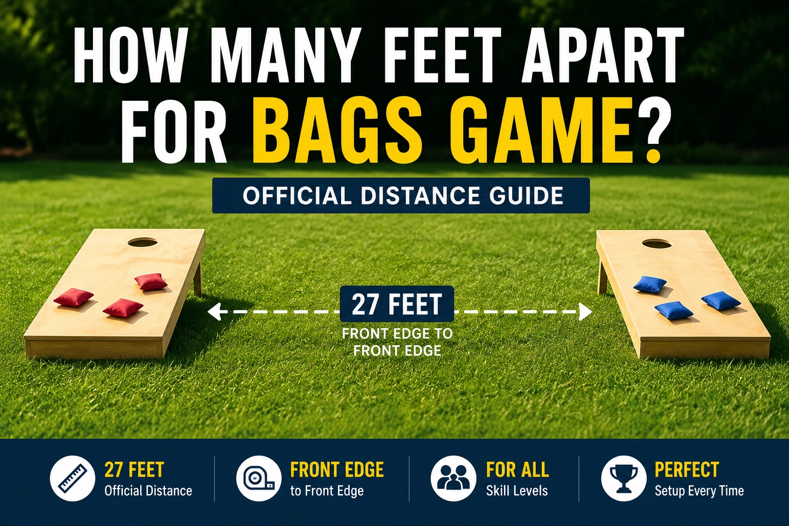 How Many Feet Apart for Bags Game