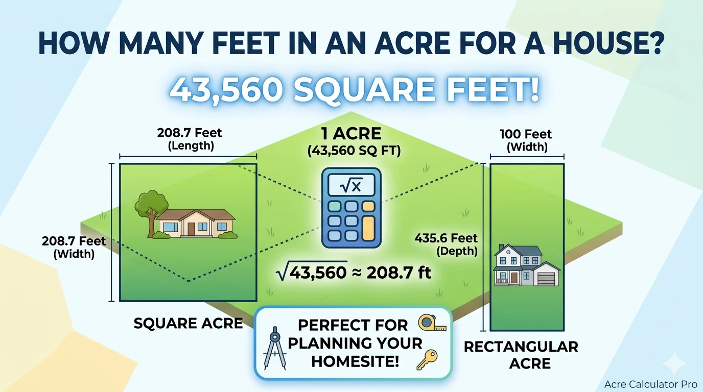 How Many Feet in an Acre for a House The Complete Guide to Land Measurement