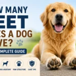 how many feet does a dog have