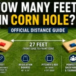 how many feet in corn hole