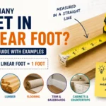 how many feet in linear foot
