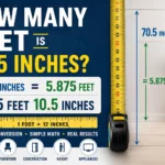 how many feet is 70.5 inches