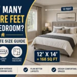 how many square feet in a master bedroom