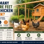 how many square feet per chicken in run