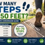 how many steps in 150 feet
