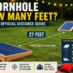 cornhole how many feet