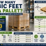 how many cubic feet on a pallet