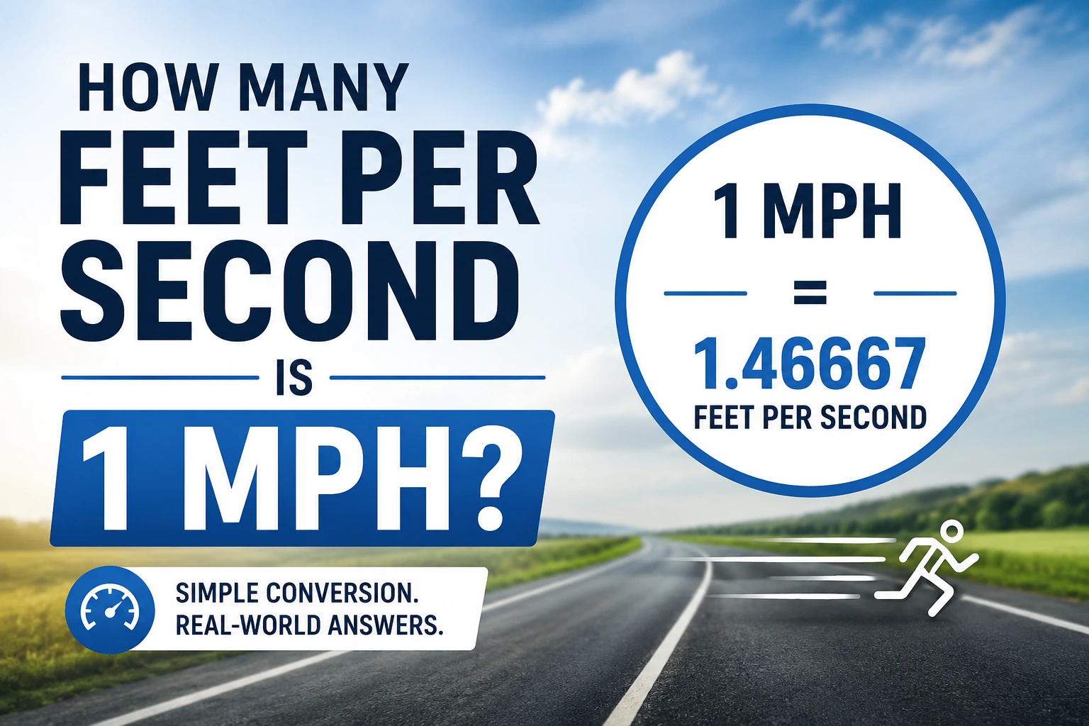 how many feet per second is 1 mph